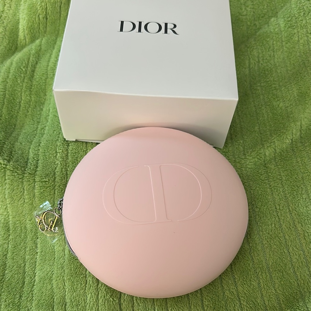 Dior Pink Round Clutch